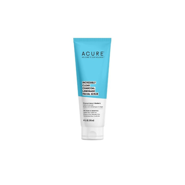 Acure Incredibly Clear Charcoal Lemonade Facial Scrub 118ml