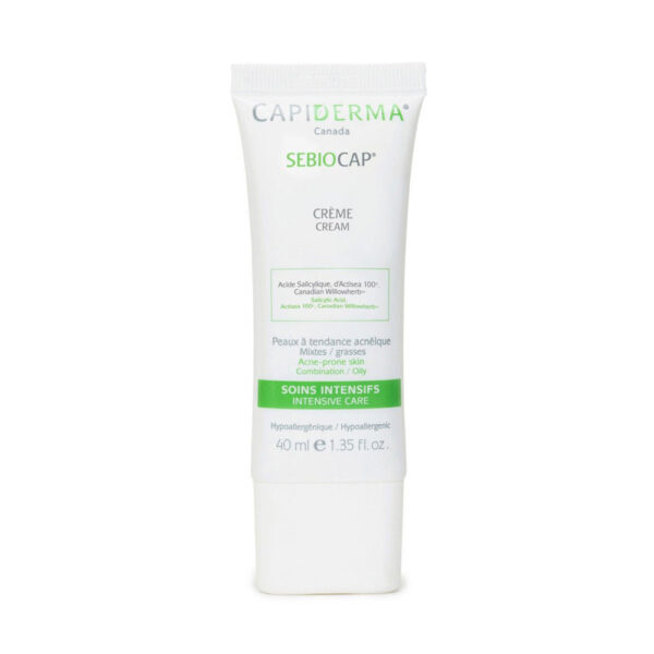 Capiderma Sebiocap Crème Peau A Tendance Acnéique 40ml