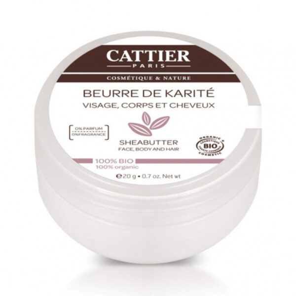 Cattier Beurre De karité Nature 100% Bio 100g
