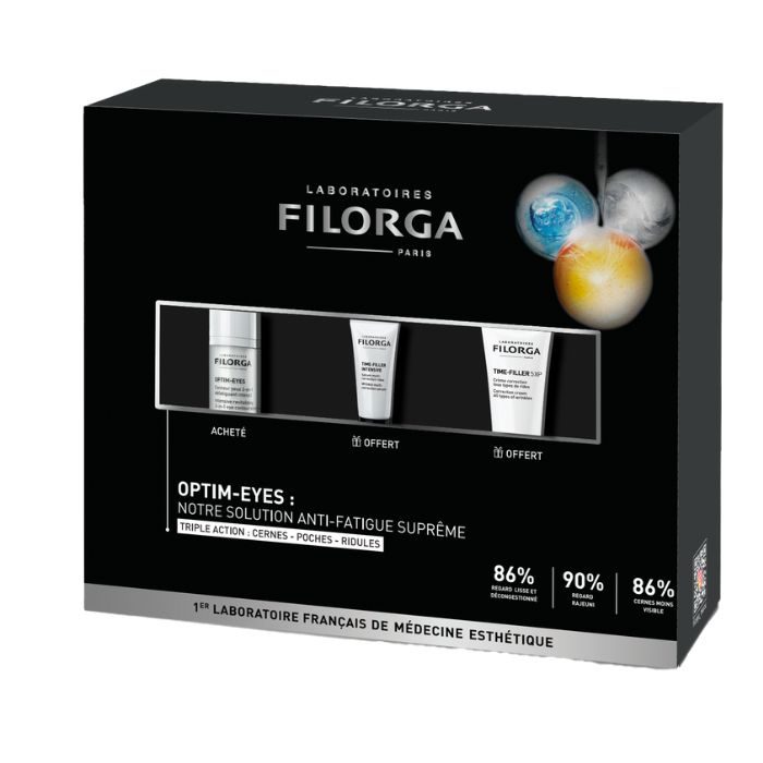 Filorga Optim-Eyes 15ml+Ncef-Intensive Serum+Time-Filler Creme Coffret