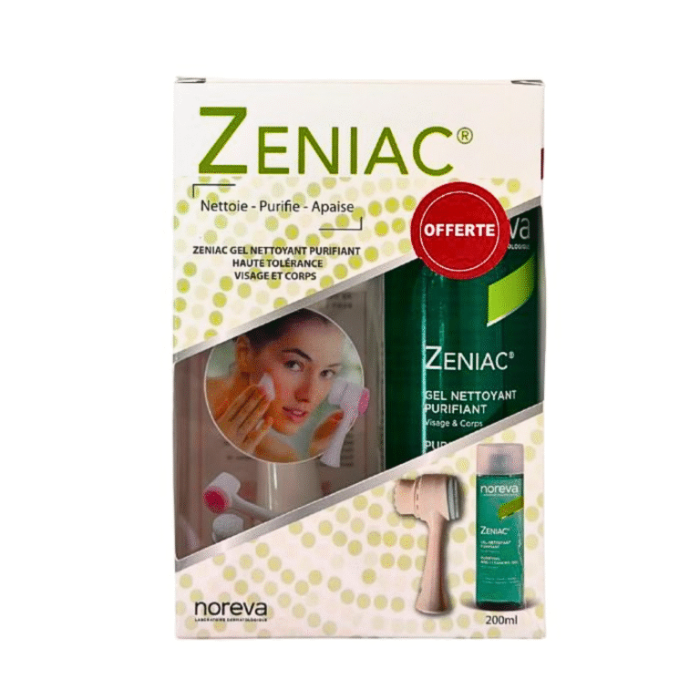 Noreva Zeniac Duo Pack Gel Nettoyent Purifiant 200ml+Brosse Visage