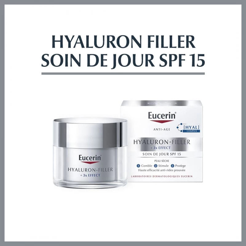 Pack Eucerin Hyaluron filler +3X Effect Soin De Jour 50ml